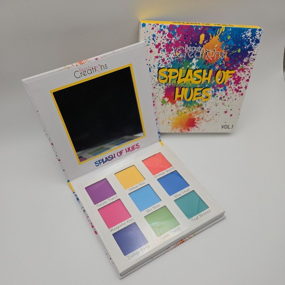 BC SPLASH OF HUES VOL.1 Highly Pigmented Bright Neon 80s Eyeshadow Palette - New